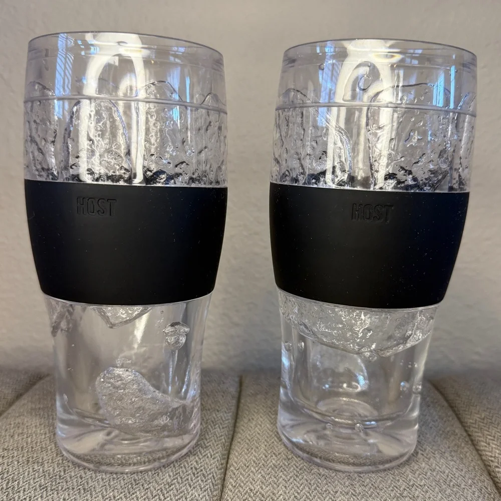 Freeze Cooling Cups For Drinks/Beer— Set of 2, Host - Picture 3 of 17